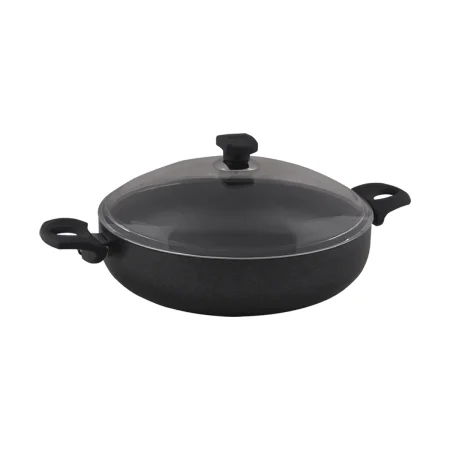 قابلمه کوتاه نچسب 32*8 سانتی متر 5.3 لیتر مشکی منچستر ریوالد 6504132-0411 | لوازم خانگی ایران