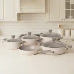 سرویس قابلمه 9 پارچه گرانیت کرم پریستون ریوالد 6501109-0315 | لوازم خانگی ایران