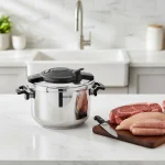 زودپز 10 لیتر استیل براق آلیسا کرکماز 173-02 | لوازم خانگی ایران