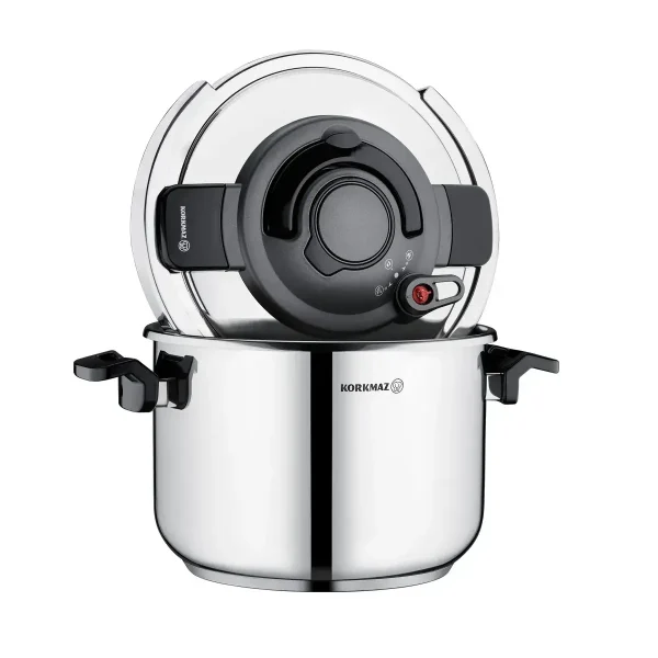 زودپز 12 لیتر استیل براق آلیسا کرکماز 173-03 | لوازم خانگی ایران