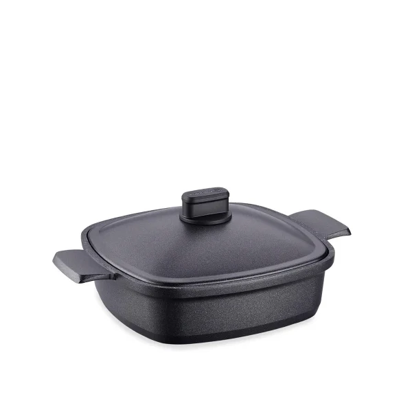 قابلمه کوتاه نچسب 26*7 سانتی متر 3.3 لیتر مشکی کاسترا کرکماز 2584 | لوازم خانگی ایران