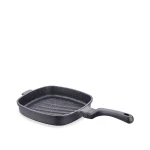 تابه گریل مربع 26*26 سانتی متر 2.3 لیتر مشکی کاسترا کرکماز 2585 | لوازم خانگی ایران