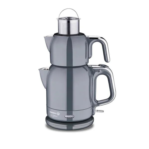 چای ساز اتوماتیک برقی 1600 وات 0.9 + 1.7 لیتر نوک مدادی چایتیما کرکماز 331-12 | لوازم خانگی ایران