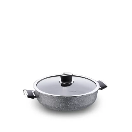 قابلمه کوتاه نچسب 24*6.5 سانتی متر 2.5 لیتر طوسی پالما کرکماز 3905 | لوازم خانگی ایران