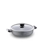 قابلمه کوتاه نچسب 26*7 سانتی متر 3.5 لیتر طوسی پالما کرکماز 3906 | لوازم خانگی ایران