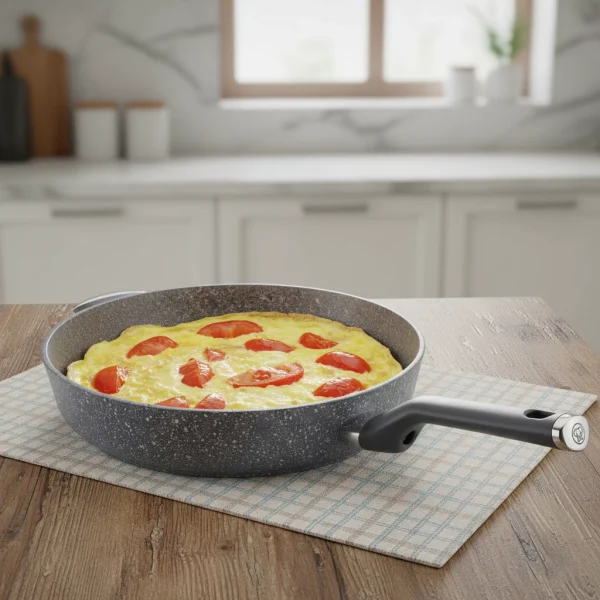 تابه نچسب 30*6 سانتی متر 4.6 لیتر طوسی پالما کرکماز 3912 | لوازم خانگی ایران