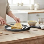 تابه کرپ 26 سانتی متر 0.8 لیتر طوسی پالما کرکماز 3913 | لوازم خانگی ایران