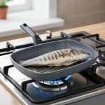 تابه گریل مستطیل 35*25 سانتی متر 3.2 لیتر طوسی پالما کرکماز 3917 | لوازم خانگی ایران