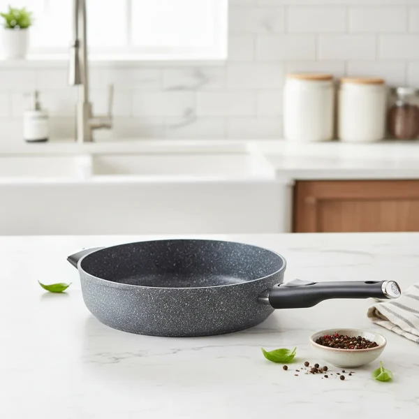 تابه نچسب 28*7.5 سانتی متر 4.0 لیتر طوسی پالما کرکماز 3923 | لوازم خانگی ایران