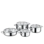 سرویس قابلمه 8 پارچه استیل مات آئورا کرکماز 2794 | لوازم خانگی ایران