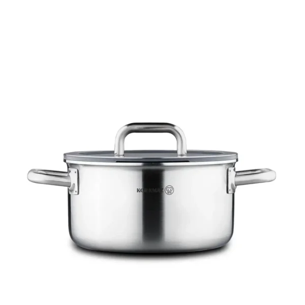 سرویس قابلمه 8 پارچه استیل مات آئورا کرکماز 2794 | لوازم خانگی ایران