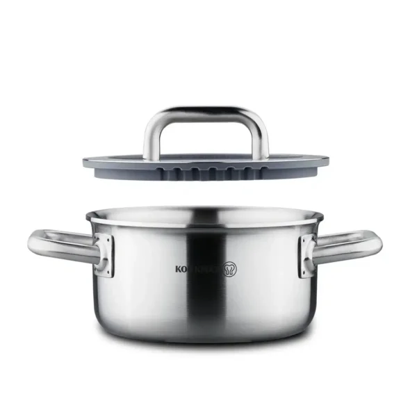 سرویس قابلمه 8 پارچه استیل مات آئورا کرکماز 2794 | لوازم خانگی ایران