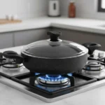 قابلمه کوتاه نچسب 20*5.5 سانتی متر مشکی منچستر ریوالد 6504120-0411 | لوازم خانگی ایران