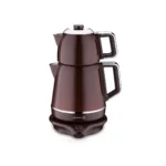 چای ساز اتوماتیک برقی 2000 وات 1.2 + 1.7 لیتر قهوه ای دمیکس کرکماز 332-07 | لوازم خانگی ایران