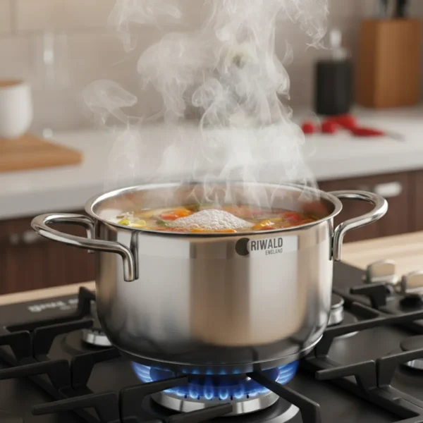 قابلمه 16*10 سانتی متر 1.75 لیتر استیل مات لیورپول ریوالد 6803216-1023 | لوازم خانگی ایران