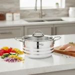 قابلمه 20*11.5 سانتی متر 3.15 لیتر استیل براق لیورپول ریوالد 6803220-1022 | لوازم خانگی ایران