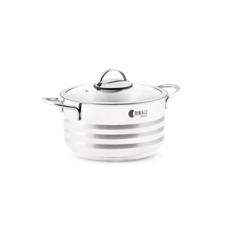 قابلمه 22*12 سانتی متر 4.8 لیتر استیل براق لیورپول ریوالد 6803222-1022 | لوازم خانگی ایران
