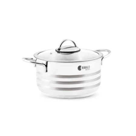 قابلمه 24*12.8 سانتی متر 5.25 لیتر استیل براق لیورپول ریوالد 6803224-1022 | لوازم خانگی ایران