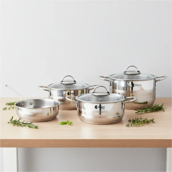 قابلمه 32*18 سانتی متر 11.1 لیتر استیل براق لیورپول ریوالد 6803232-1022 | لوازم خانگی ایران