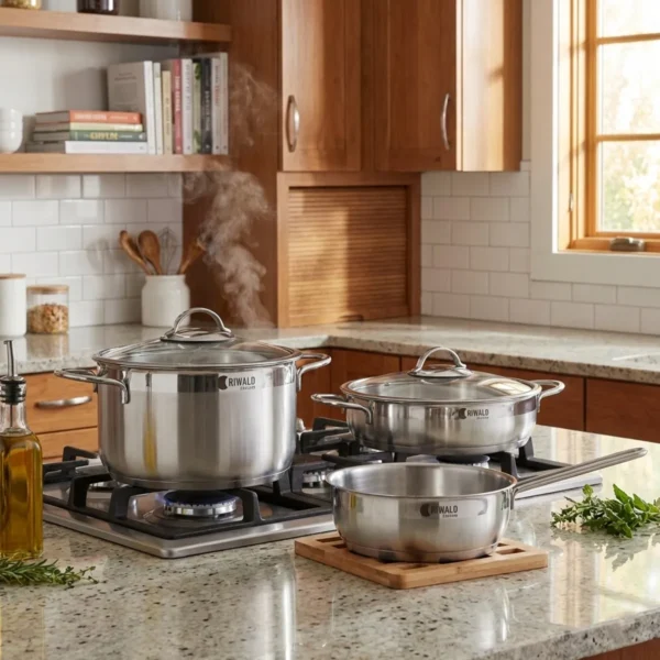 تابه 26*8.2 سانتی متر 3.25 لیتر استیل مات لیورپول ریوالد 6805026-1023 | لوازم خانگی ایران