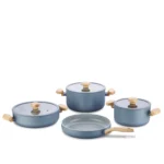 سرویس قابلمه 7 پارچه سرامیک نعنایی میا کرکماز 3851 | لوازم خانگی ایران